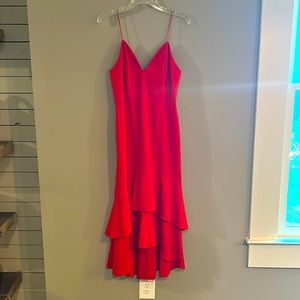 alice+Olivia red dress size 10 never worn